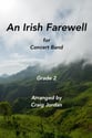 An Irish Farewell Concert Band sheet music cover